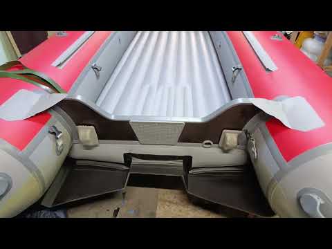 Видео: Изготовления туннеля в килевую лодку KITT BOATS