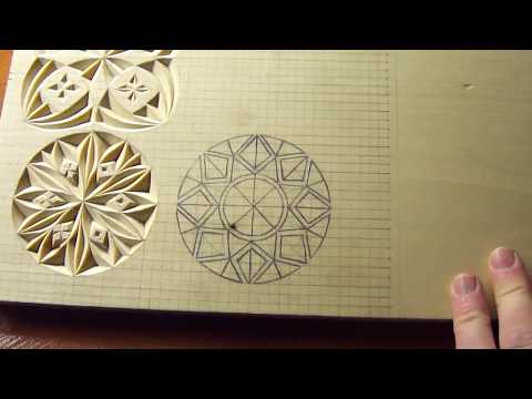 Видео: Геометрическая резьба по дереву. Урок 19 (geometric wood carving)