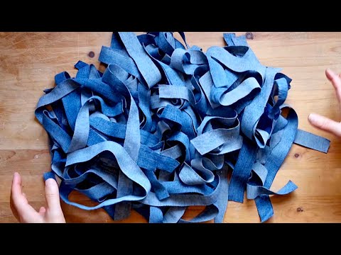 Видео: Старые джинсы, которые больше не носите, но и выбросить не можете?