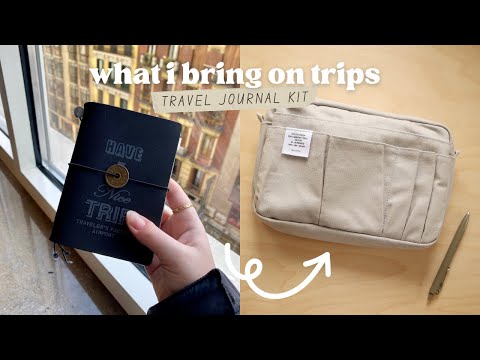 Видео: Что входит в мой набор для путевых заметок ✸ блокнот для путешествий и футляр для Delfonics
