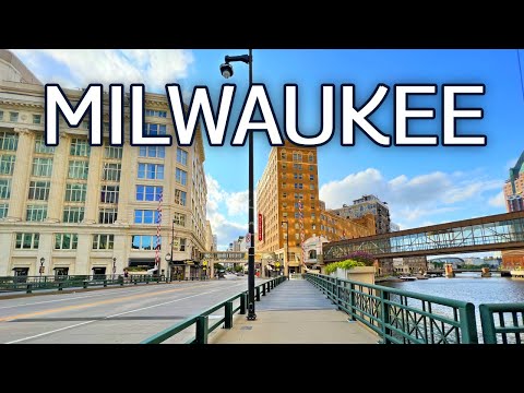 Видео: Прогулка в Милуоки, Висконсин, США 4K