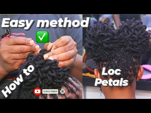 Видео: Простая техника / Как уложить симметричный пучок из лепестков