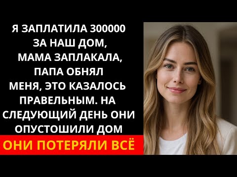 Видео: Я закрыла их долги, чтобы спасти дом. Утром нашла записку — и продажу за моей спиной