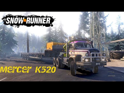 Видео: SnowRunner Mercer K520 - тест-драйв по Юкону