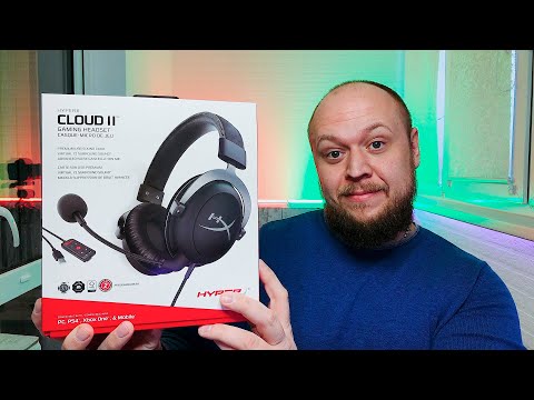 Видео: РАСПАКОВКА И ОБЗОР ИГРОВОЙ ГАРНИТУРЫ HyperX Cloud II