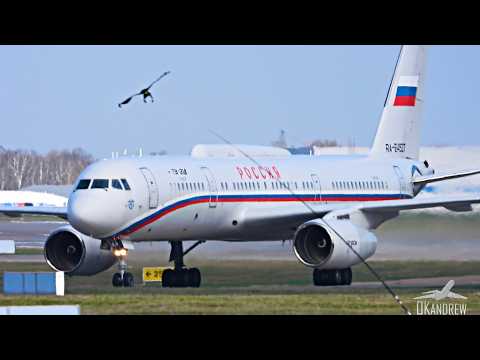 Видео: Ту-214 Серьезный самолет. Не посадка, а песня.