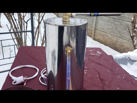 Видео: Парогенератор с гидороуровнем для контроля воды.