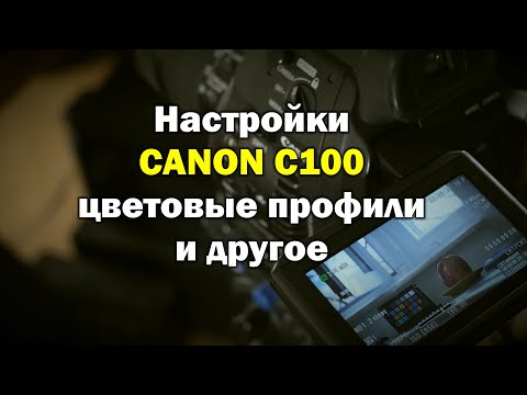 Видео: Как настраивать Canon C100: профили изображения, меню, покрас на посте
