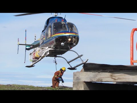 Видео: Как переместить алмазную дрель с помощью вертолета