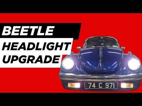 Видео: Как я превратил бесполезные фары моего VW Beetle в настоящие фары!