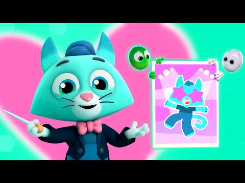 Видео: Поём и танцуем с Котёнком Мур 😺🎼 — Цветняшки — Сборник — Новый развивающий мультик для детей