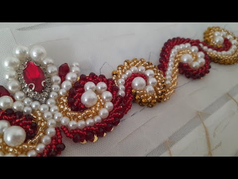 Видео: Моншақпен кестелеу. (1-бөлім) #кестелеу