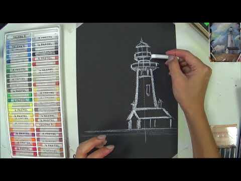 Видео: Урок 6 Маяк. Пастель.