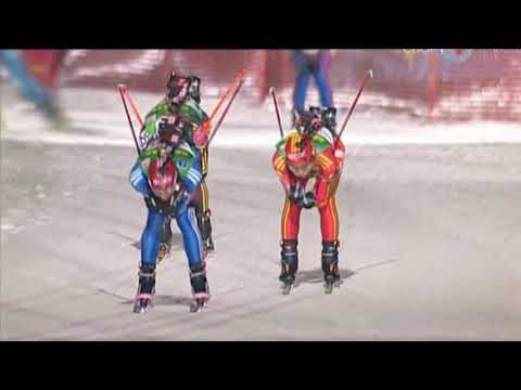Видео: БИАТЛОН. КМ 2008-09. Оберхоф (Германия). Женщины. Эстафета 4 х 6 км. (Спорт). 07.01.2009. 720p.
