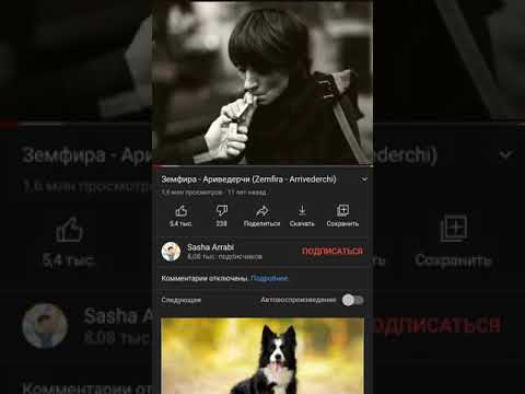 Видео: Земфира - Аривидерчи slowed