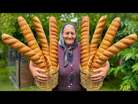 Видео: Французский Багет от Бабушки: После Этого Рецепта вы Перестанете Покупать Хлеб!