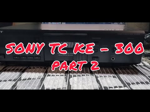 Видео: Кассетная дека SONY TC KE 300. Часть 2. Настройка воспроизведения.