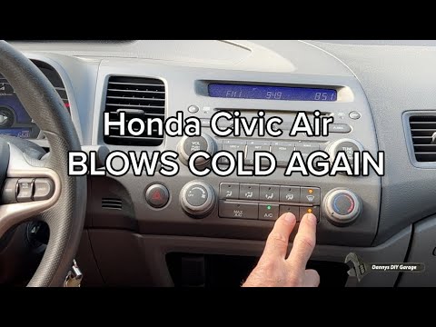 Видео: Honda Civic 2009 Система кондиционирования дует теплым. УСТРАНЕНИЕ НЕИСПРАВНОСТЕЙ