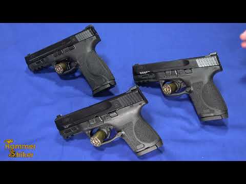 Видео: Сравнение размеров Smith & Wesson M&P: полноразмерный, компактный и субкомпактный