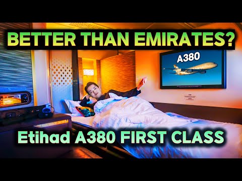 Видео: НЕВЕРОЯТНЫЕ апартаменты первого класса Etihad A380 — от Абу-Даби до Лондона