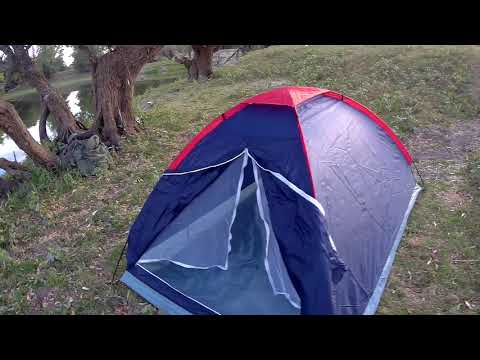 Видео: Обзор походной туристической палатки с алиэкспресс.