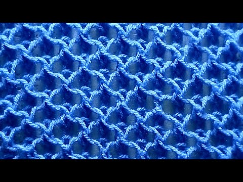 Видео: Как связать воздушную вафельку за 5 минут!