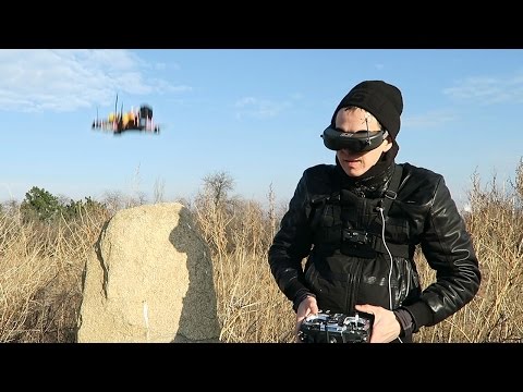 Видео: Полет вслух на мини квадрокоптере. Первый выпуск