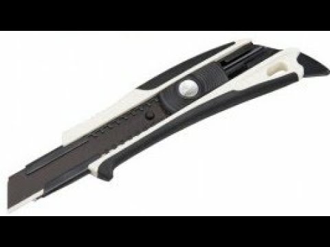 Видео: Tajima DFC 560 нож-отвертка с выдрижным сегментным лезвием премиум класса для профессионалов.