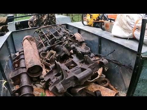 Видео: Разведка новых делянок.Куча траков и литых плюшек.Металлокоп на каракате.