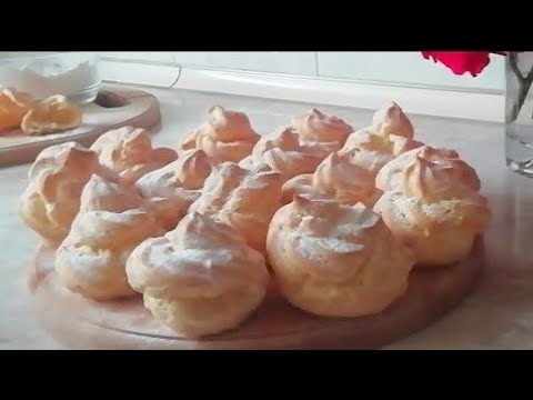 Видео: Пирожное из необычного заварного теста,  которое всегда получается/ все подробности