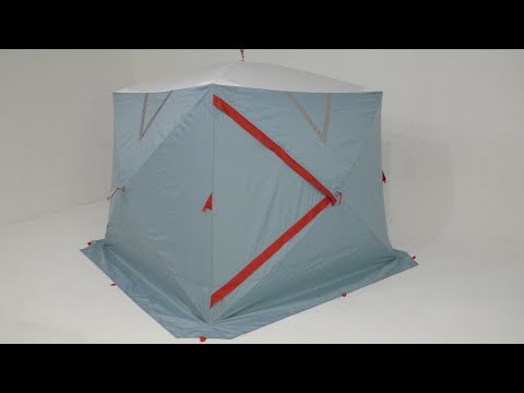 Видео: Зимняя палатка Викинг КУБ-4