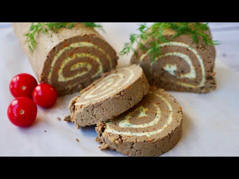 Видео: Печеночный рулет | Завтрак на всю неделю