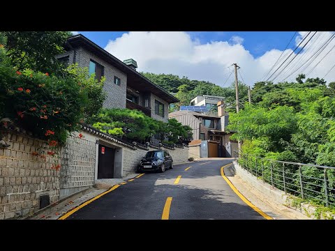 Видео: Прогулка по самому богатому району Сеула, Пхенчхандон | 4K Тур по Южной Корее