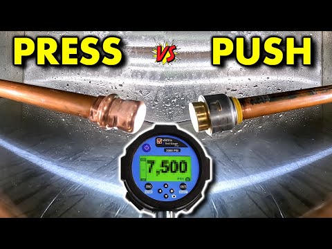 Видео: Фитинги ProPress и Push | Испытание давлением