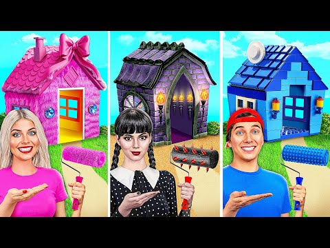 Видео: Домики Одного Цвета Челлендж | Смешные Ситуации и Неудачи от Mega DO Challenge