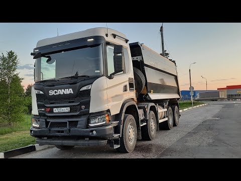 Видео: Scania G440 XT Работа в карьере, опять эта топь