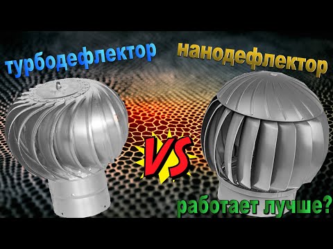 Видео: Турбодефлектор или нанодефлектор. Что выбрать? Самое подробное сравнение.