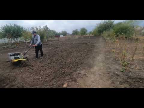 Видео: Huter MK-7800P в работе,культивируем огород.