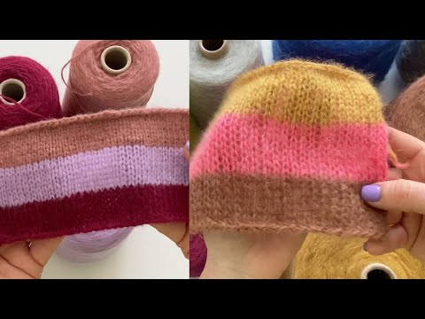Видео: Бобинная пряжа из Италии / Новинки и образцы. #wolle #wool #konenwolle