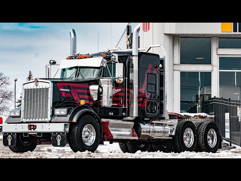 Видео: 60-летний юбилейный выпуск W900L HEAVY SPEC 2022 Kenworth W900L LOGGER THE KENWORTH GUY