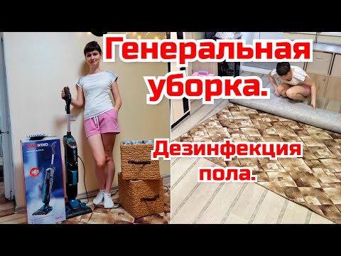 Видео: Новогодняя генеральная уборка/ Дезинфекция ковра/ Паровой пылесос StarWind/ Мотивация на уборку