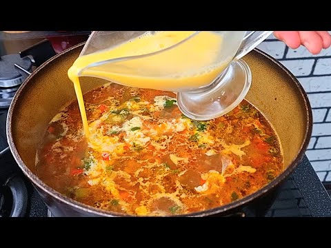 Видео: Вкусный суп, Простой и Быстрый рецепт! Такой суп съедают за раз и добавки просят.