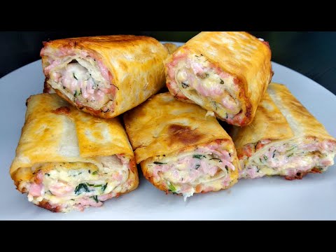 Видео: ЛАВАШ С КОЛБАСОЙ. ОЧЕНЬ ВКУСНО!