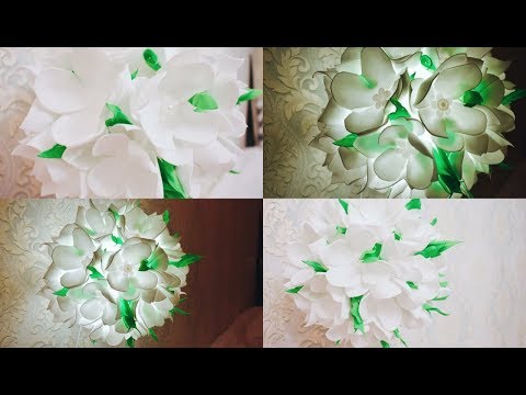 Видео: светильник гортензия из фоамирана