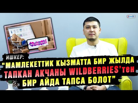 Видео: "Мамлекеттик кызматта бир жылда тапкан акчаны Wildberries’тен бир айда тапса болот”