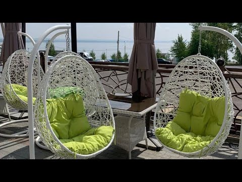 Видео: Подвесное кресло, кокон, плетение.