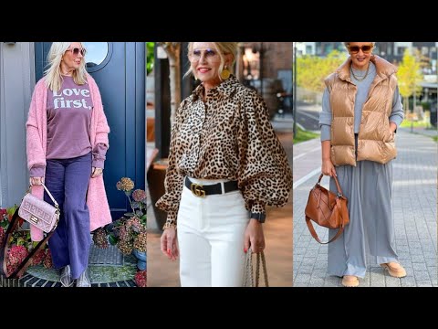 Видео: ЭЛЕГАНТНЫЙ STREET STYLE ОСЕНЬ 50+60+70+💖 ОСВЕЖАЮЩИЕ СОВРЕМЕННЫЕ ОБРАЗЫ