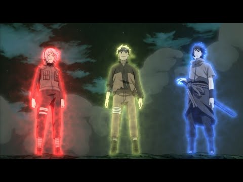Видео: Воссоединения команды 7 / Наруто Саске и Сакура против Десятихвостого