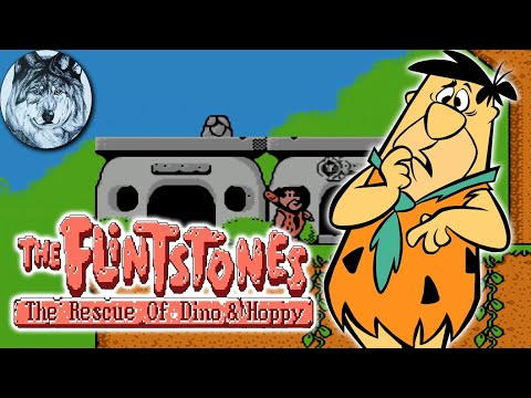 Видео: The Flintstones: The Rescue of Dino & Hoppy (NES). Игры 90-х. Longplay.