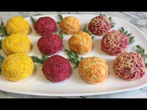 Видео: Праздничные Шарики с Селедкой Великолепная Закуска Быстро и Очень Вкусно!!! / Balls With Herring
